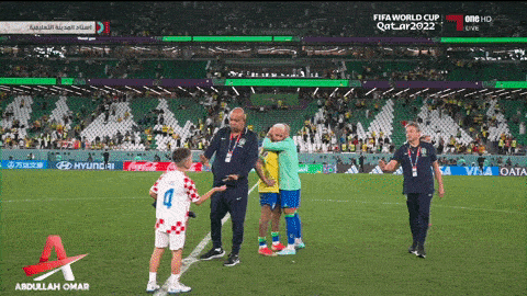 Croatian boy consoles Neymar