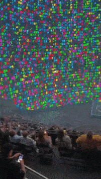 Concert in sphere of screen