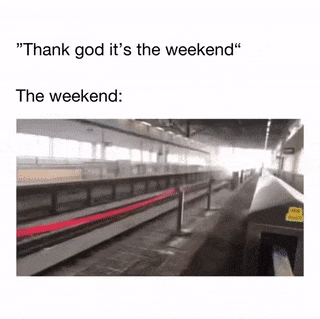 Weekend passes like fast train