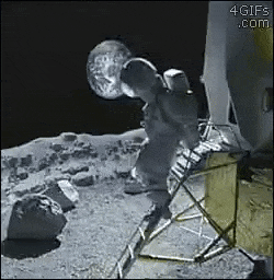 Astronaut forgets key