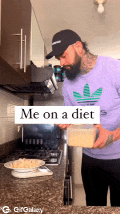 Me on a diet