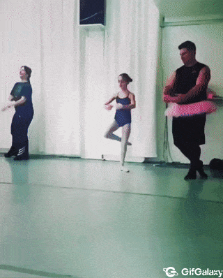 Fathers at ballet