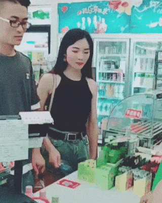 Card payment guy and girl