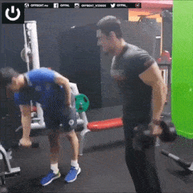 Lifting weights backwards
