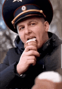 Policeman and ice cream