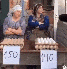 Selling eggs