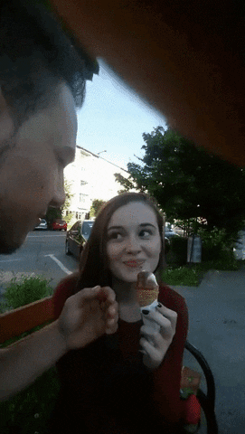 Ice cream instead of kiss