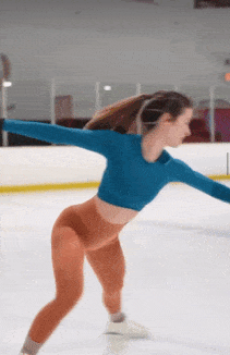 Figure skating and girl