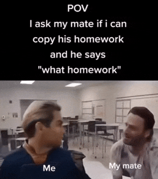 Homework joke