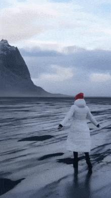 Sand and ice