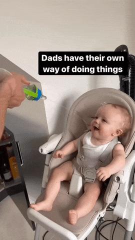 Baby and bottle of water