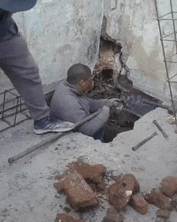 Clumsy workers and hammer