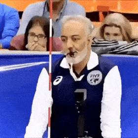 Volleyball judge