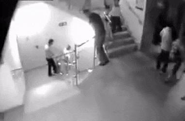Fall from handrail