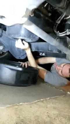 Monday engine oil change