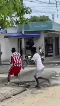 Prank with ball