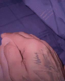 Hands and baby finger