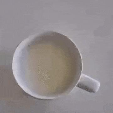 Heart in coffee