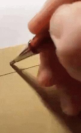 Secret message on letter