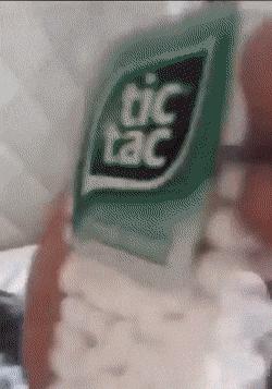 Tic Tac and tooth