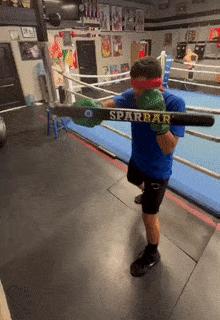 Training of blindfolded boxers
