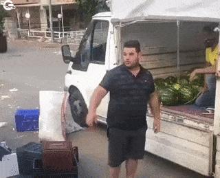 Loading watermelons