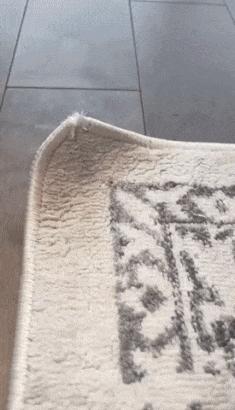 Twist the carpet